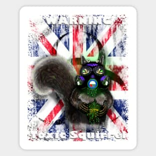 Union Jack Toxic Squirrel Magnet